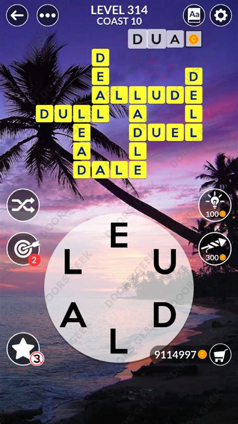 wordscapes level 314